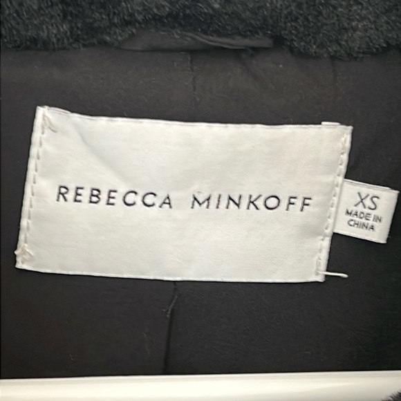 Rebecca Minkoff Black Plush Jacket - Picture 4 of 9